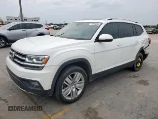 2019 Volkswagen Atlas SE z VIN 1V2WR2CA4KC534215, wystawiony jako Copart lot #53889295 z przebiegiem 98 097 mil mil oraz Szkoda całkowita • Salvage title. Historia ofert i sprzedaży dostępna na DreamBid. Obrazek 1.