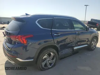 2021 Hyundai Santa Fe SEL with VIN 5NMS64AJ6MH296556, listed as a Copart auction lot 52815745 with 68,420 mi miles and Salvage Title. Bid and sale history available at carsss.com. Image 3.