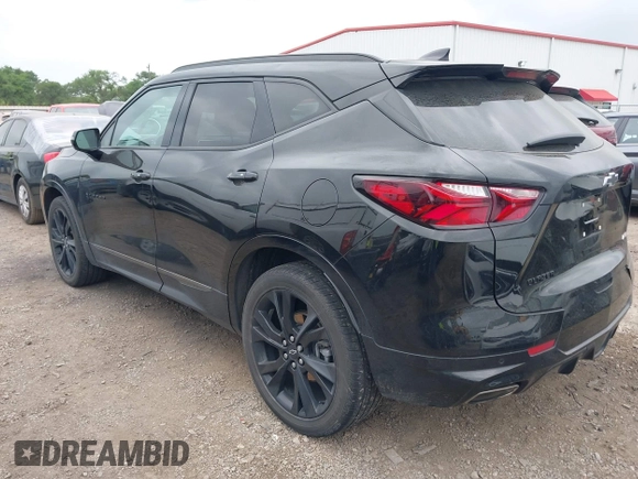 2022 Chevrolet Blazer RS with VIN 3GNKBERS7NS176667, listed as a IAAI auction lot 41935429 with 29,837 mi miles and . Bid and sale history available at DreamBid. Image 3.