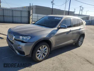2017 BMW X3 sDrive28i with VIN 5UXWZ7C52H0U46080, listed as a Copart auction lot 88710815 with 104,781 mi miles and Salvage Title. Bid and sale history available at carsss.com. Image 1.