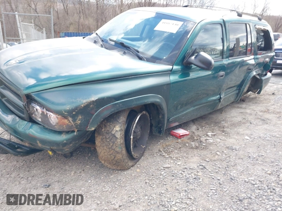 2003 Dodge Durango SLT with VIN 1D4HS48N93F574458, listed as a IAAI auction lot 41887140 with 281,567 mi miles and . Bid and sale history available at DreamBid. Image 2.