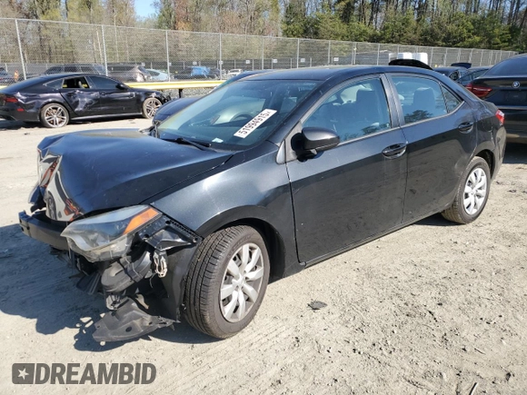 2016 Toyota Corolla L with VIN 2T1BURHE9GC718048, listed as a Copart auction lot 51994915 with 169,218 mi miles and Salvage Title. Bid and sale history available at DreamBid. Image 1.