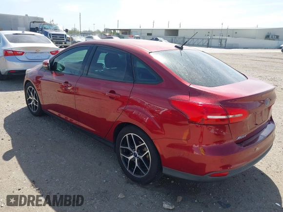 2017 Ford Focus SEL with VIN 1FADP3H26HL337731, listed as a IAAI auction lot 41801917 with 213,466 mi miles. Bid and sale history available at carsss.com. Image 3.
