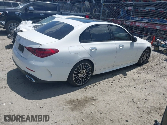 2023 Mercedes-Benz C 300 with VIN W1KAF4GB9PR090892, listed as a IAAI auction lot 42147894 with 48,792 mi miles and . Bid and sale history available at DreamBid. Image 4.