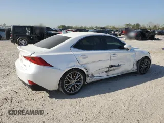 2017 Lexus IS 200t with VIN JTHBA1D23H5044112, listed as a Copart auction lot 49811355 with 116,226 mi miles and Salvage Title. Bid and sale history available at DreamBid. Image 3.