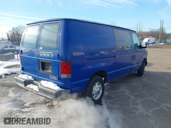2005 Ford Econoline Cargo with VIN 1FTNE24W25HA44320, listed as a IAAI auction lot 41336276 with 236,671 mi miles. Bid and sale history available at carsss.com. Image 4.