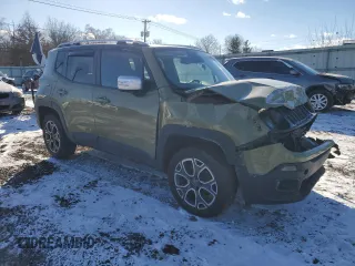 2015 Jeep Renegade Limited with VIN ZACCJBDT1FPC36282, listed as a Copart auction lot 41671525 with 127,938 mi miles and Salvage Title. Bid and sale history available at DreamBid. Image 4.