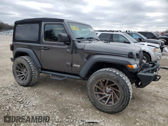 2018 Jeep Wrangler Sport S с VIN 1C4GJXAG7JW168958, выставлен на аукционе Copart как лот 41686755 с пробегом 63 247 миль миль и Списание • Salvage title. История ставок и продаж доступна на DreamBid. Изображение 4.