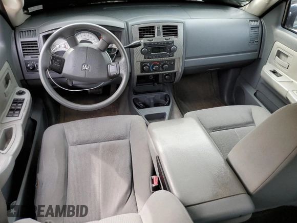 2006 Dodge Dakota SLT with VIN 1D7HW48K36S534305, listed as a Copart auction lot 50949035 with 185,537 mi miles and Salvage Title. Bid and sale history available at carsss.com. Image 8.