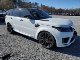 2021 Land Rover Range Rover Sport HST with VIN SALWS2RU2MA783336, listed as a Copart auction lot 82207714 with 0 mi miles and Salvage Title. Bid and sale history available at carsss.com. Image 4.