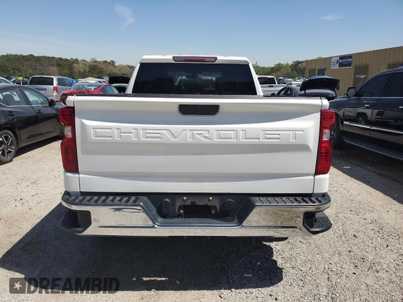 2020 Chevrolet Silverado 1500 Work Truck with VIN 1GCRWAEH5LZ333885, listed as a Copart auction lot 50827635 with 50,572 mi miles and Clean Title. Bid and sale history available at DreamBid. Image 7.