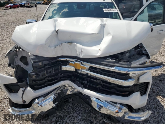 2023 Chevrolet Silverado 1500 LT with VIN 1GCUDDE87PZ305044, listed as a Copart auction lot 70688244 with 26,306 mi miles and Salvage Title. Bid and sale history available at carsss.com. Image 11.