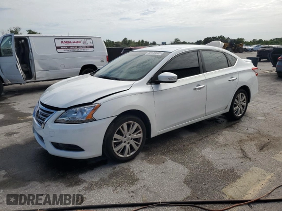 2014 Nissan Sentra SV with VIN 3N1AB7AP6EY255027, listed as a Copart auction lot 62513685 with 131,431 mi miles and Salvage title. Bid and sale history available at DreamBid. Image 1.