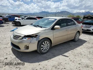 2013 Toyota Corolla L with VIN 5YFBU4EE5DP115665, listed as a Copart auction lot 54846775 with 162,094 mi miles and Salvage Title. Bid and sale history available at DreamBid. Image 1.