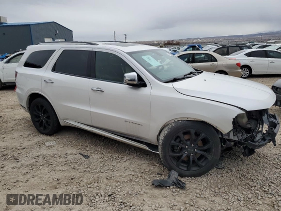 2018 Dodge Durango Citadel Anodized Platinum with VIN 1C4SDJETXJC219408, listed as a Copart auction lot 41601364 with 87,981 mi miles and . Bid and sale history available at DreamBid. Image 4.