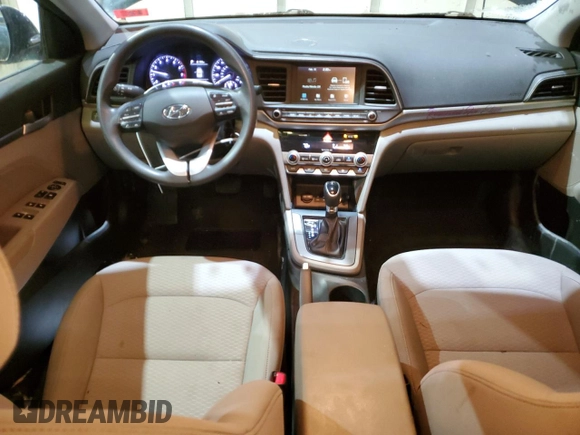 2020 Hyundai Elantra SEL with VIN 5NPD84LF4LH626644, listed as a Copart auction lot 44551085 with 70,268 mi miles and Salvage Title. Bid and sale history available at DreamBid. Image 8.