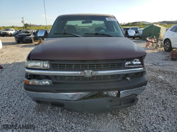 1999 Chevrolet Silverado 1500 LS with VIN 1GCEC19V4XZ162382, listed as a Copart auction lot 42801815 with 145,327 mi miles and Salvage Title. Bid and sale history available at carsss.com. Image 5.