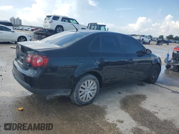 2010 Volkswagen Jetta S with VIN 3VWJZ7AJ3AM029692, listed as a Copart auction lot 61743435 with Not provided miles and Salvage title. Bid and sale history available at DreamBid. Image 3.