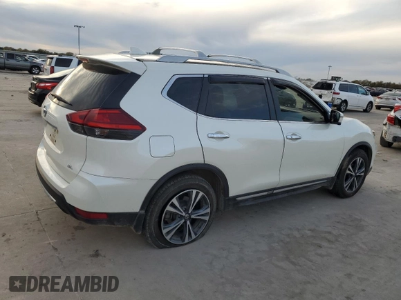 2017 Nissan Rogue SL with VIN 5N1AT2MT0HC825974, listed as a Copart auction lot 83856374 with Not provided miles and Salvage title. Bid and sale history available at DreamBid. Image 3.