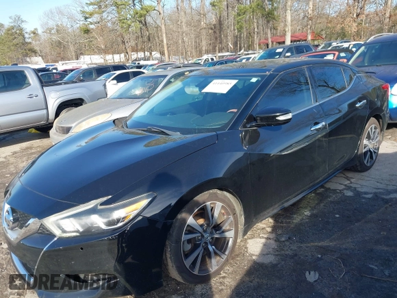2017 Nissan Maxima SV with VIN 1N4AA6AP7HC438109, listed as a IAAI auction lot 41440985 with 76,153 mi miles. Bid and sale history available at carsss.com. Image 17.