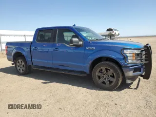 2018 Ford F-150 XL with VIN 1FTEW1EP6JFC70686, listed as a Copart auction lot 60235545 with 131,528 mi miles and Salvage title. Bid and sale history available at DreamBid. Image 4.