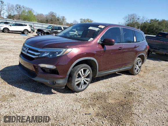 2017 Honda Pilot EX-L with VIN 5FNYF5H52HB038390, listed as a Copart auction lot 47859485 with Not Provided miles and Clean Title. Bid and sale history available at carsss.com. Image 1.