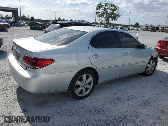 2005 Lexus ES 330 with VIN JTHBA30G555142034, listed as a Copart auction lot 54656975 with 196,718 mi miles and Salvage Title. Bid and sale history available at carsss.com. Image 3.