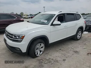2019 Volkswagen Atlas SE with VIN 1V2LR2CA3KC601034, listed as a Copart auction lot 59526015 with 57,839 mi miles and Salvage title. Bid and sale history available at DreamBid. Image 1.