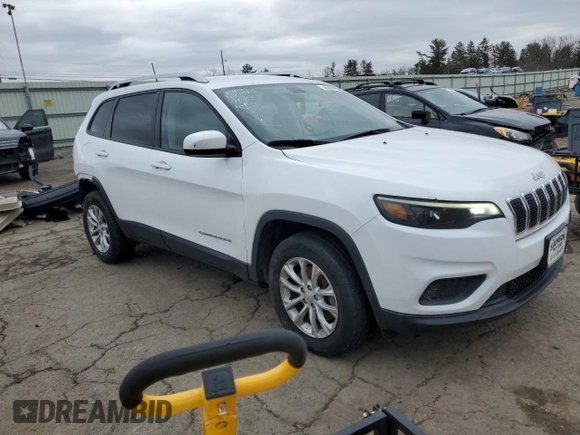 2020 Jeep Cherokee Latitude with VIN 1C4PJMCB7LD651493, listed as a Copart auction lot 45243695 with 80,297 mi miles and Salvage title. Bid and sale history available at DreamBid. Image 4.