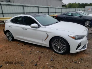 2020 Genesis G70 2.0T with VIN KMTG34LA6LU062826, listed as a Copart auction lot 72949874 with 29,917 mi miles and Salvage Title. Bid and sale history available at carsss.com. Image 4.