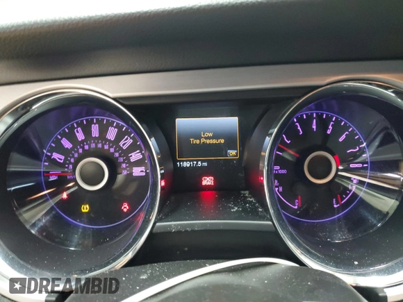 2014 Ford Mustang V6 with VIN 1ZVBP8AM0E5232495, listed as a Copart auction lot 41481245 with 118,917 mi miles and Salvage Title. Bid and sale history available at DreamBid. Image 9.