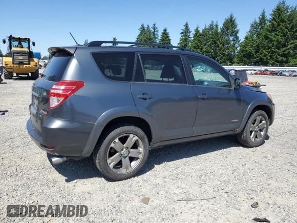 2011 Toyota RAV4 Sport with VIN JTMRF4DV7B5037314, listed as a Copart auction lot 59550115 with 92,182 mi miles and Salvage title. Bid and sale history available at DreamBid. Image 3.