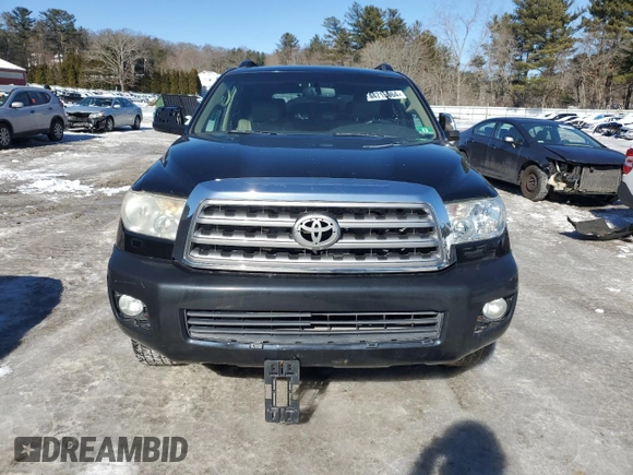 2008 Toyota Sequoia Platinum with VIN 5TDBY67A48S013961, listed as a Copart auction lot 46236575 with 185,568 mi miles and Non Repairable. Bid and sale history available at carsss.com. Image 5.