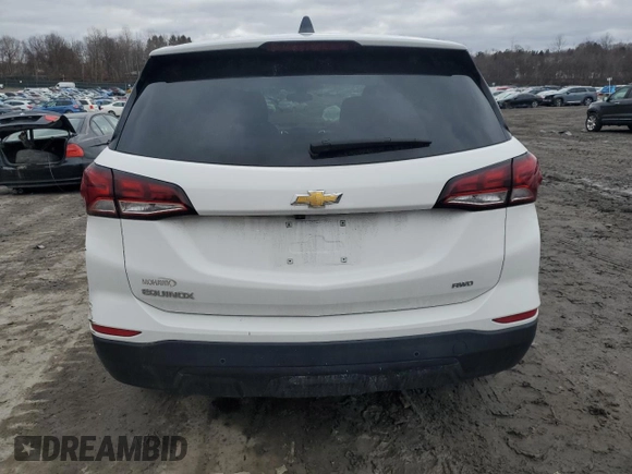 2024 Chevrolet Equinox LS with VIN 3GNAX5EG1RL294356, listed as a Copart auction lot 48127605 with 11,164 mi miles and Salvage Title. Bid and sale history available at carsss.com. Image 6.
