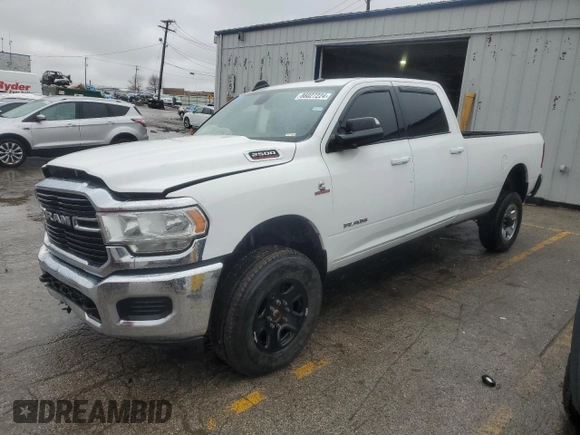 2020 Ram 2500 Big Horn with VIN 3C6UR5JL9LG141055, listed as a Copart auction lot 86027224 with 72,248 mi miles and Clean Title. Bid and sale history available at carsss.com. Image 1.