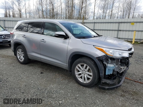 2014 Toyota Highlander LE z VIN 5TDBKRFH5ES019510, wystawiony jako Copart lot #49123765 z przebiegiem 97 367 mil mil oraz Szkoda całkowita • Salvage title. Historia ofert i sprzedaży dostępna na DreamBid. Obrazek 4.