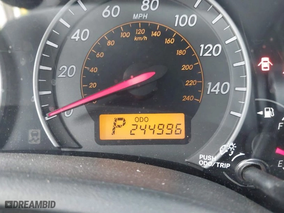 2010 Toyota Corolla with VIN 2T1BU4EE1AC434296, listed as a IAAI auction lot 41925478 with 244,996 mi miles. Bid and sale history available at carsss.com. Image 15.