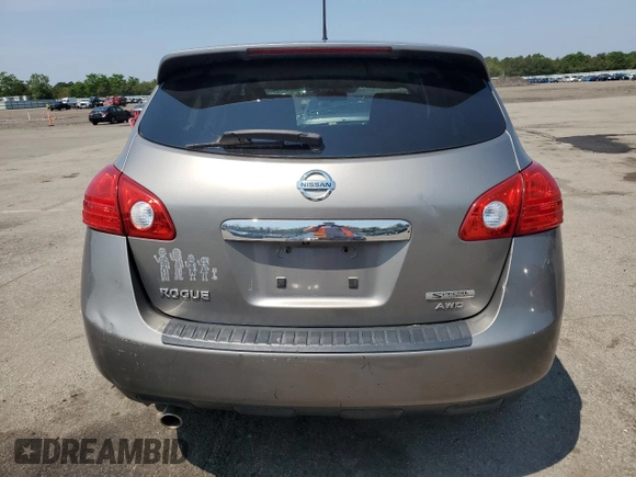 2012 Nissan Rogue S with VIN JN8AS5MV5CW392108, listed as a Copart auction lot 60802555 with 66,033 mi miles and Salvage title. Bid and sale history available at DreamBid. Image 6.