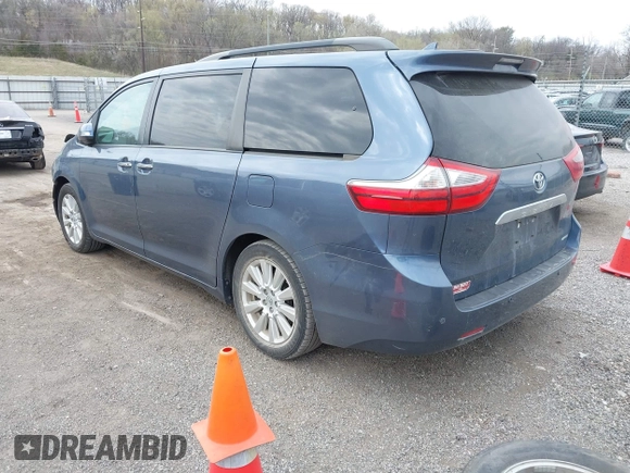 2017 Toyota Sienna XLE Auto Access Seat with VIN 5TDYZ3DC8HS802819, listed as a IAAI auction lot 41999201 with 154,186 mi miles and . Bid and sale history available at DreamBid. Image 3.