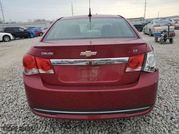 2012 Chevrolet Cruze LT w/1LT with VIN 1G1PL5SC6C7206678, listed as a Copart auction lot 53073835 with 199,724 mi miles and Salvage Title. Bid and sale history available at carsss.com. Image 6.
