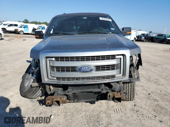 2014 Ford F-150 XL with VIN 1FTFW1CTXEKD30308, listed as a Copart auction lot 46358665 with 217,885 mi miles and Salvage Title. Bid and sale history available at DreamBid. Image 5.