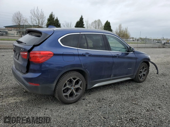 2016 BMW X1 xDrive28i with VIN WBXHT3C33G5E49242, listed as a Copart auction lot 51947625 with 105,538 mi miles and Salvage Title. Bid and sale history available at carsss.com. Image 3.