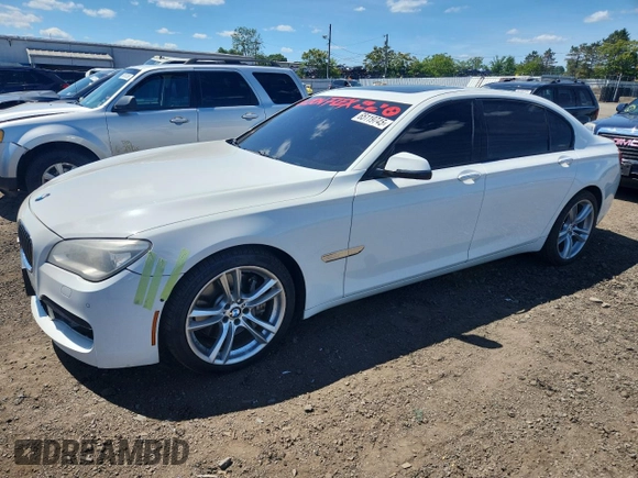 2015 BMW 7 Series 750Li with VIN WBAYE8C59FD782291, listed as a Copart auction lot 65119745 with 159,479 mi miles and Salvage title. Bid and sale history available at DreamBid. Image 1.