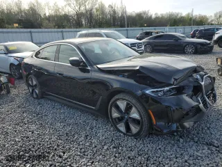 2022 BMW i4 eDrive40 with VIN WBY73AW02NFN11747, listed as a Copart auction lot 51413995 with 25,821 mi miles and Salvage Title. Bid and sale history available at carsss.com. Image 4.