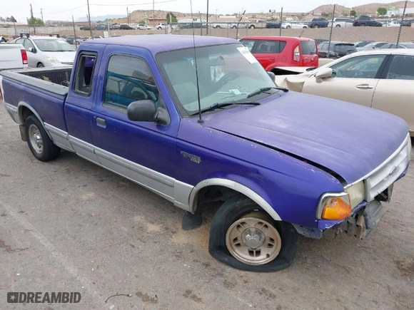 1995 Ford Ranger Splash with VIN 1FTCR14X5SPA71740, listed as a IAAI auction lot 42030199 with 135,799 mi miles. Bid and sale history available at carsss.com. Image 1.