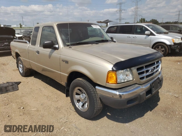 2001 Ford Ranger XL with VIN 1FTYR14V01PB51725, listed as a Copart auction lot 67956814 with 150,275 mi miles and Salvage Title. Bid and sale history available at carsss.com. Image 4.