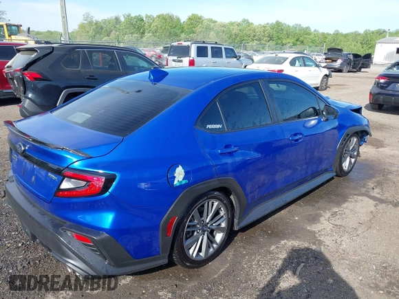 2023 Subaru WRX with VIN JF1VBAA61P9821466, listed as a IAAI auction lot 42091245 with 28,278 mi miles and . Bid and sale history available at DreamBid. Image 4.
