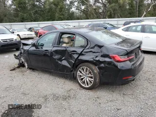 2023 BMW 3 Series 330e with VIN 3MW39FF04P8D47776, listed as a Copart auction lot 85390244 with 0 mi miles and Non Repairable. Bid and sale history available at carsss.com. Image 2.