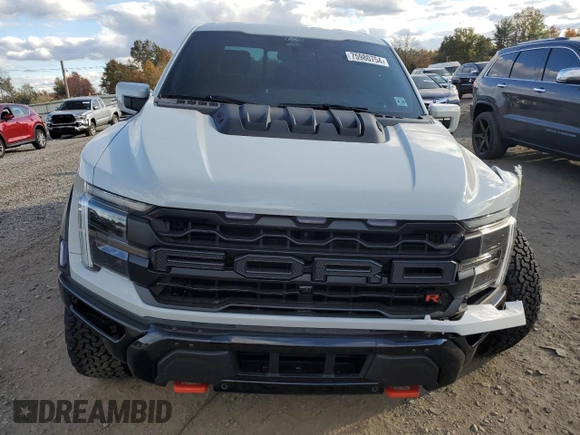 2024 Ford F-150 Raptor with VIN 1FTFW1RJ2RFA41606, listed as a Copart auction lot 75980754 with 3,905 mi miles and Salvage Title. Bid and sale history available at DreamBid. Image 5.