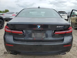 2021 BMW 5 Series 530i z VIN WBA53BH08MWW96605, wystawiony jako Copart lot #54408375 z przebiegiem 83 698 mil mil oraz Szkoda całkowita • Salvage title. Historia ofert i sprzedaży dostępna na DreamBid. Obrazek 6.